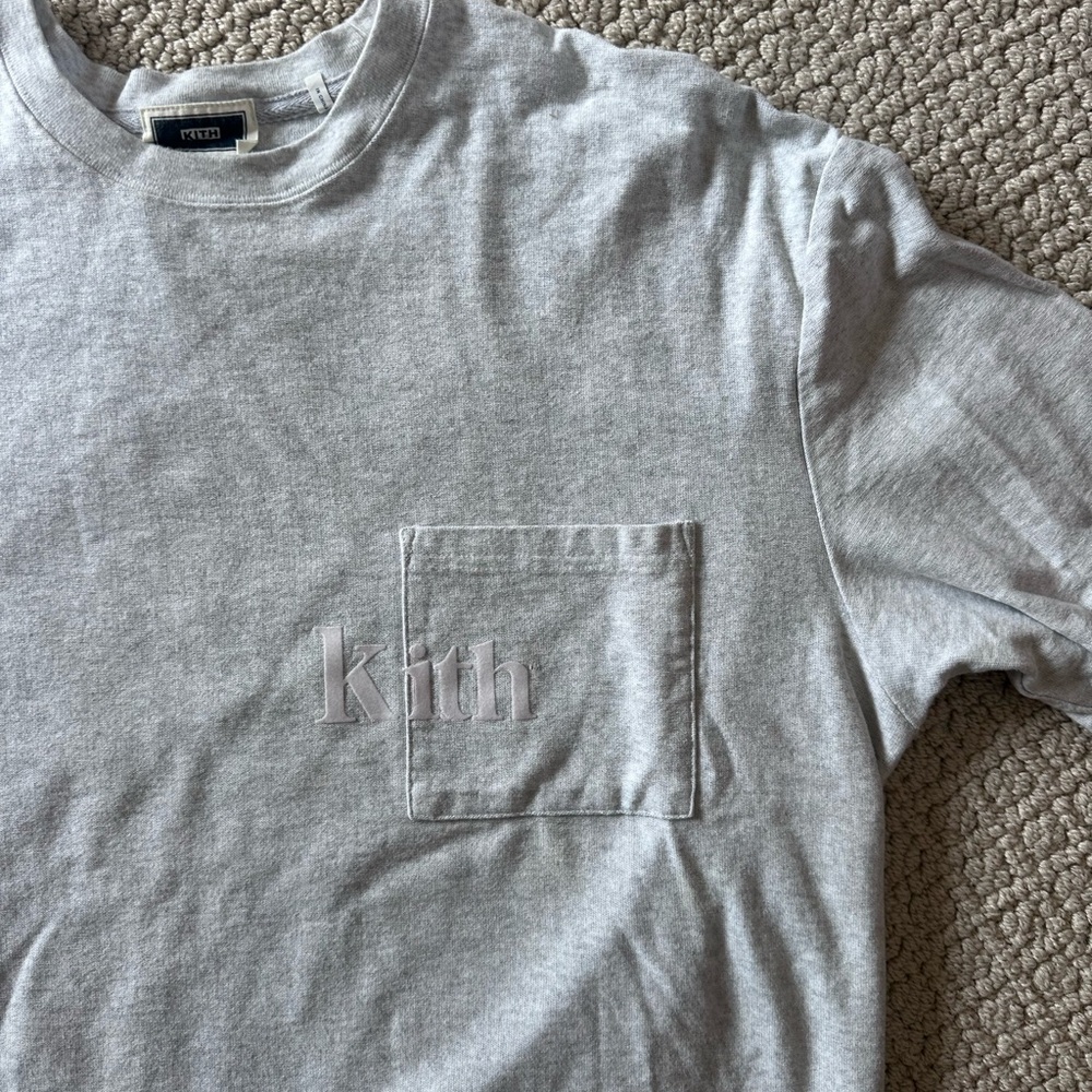 Kith Light Gray Short Sleeve Tee
